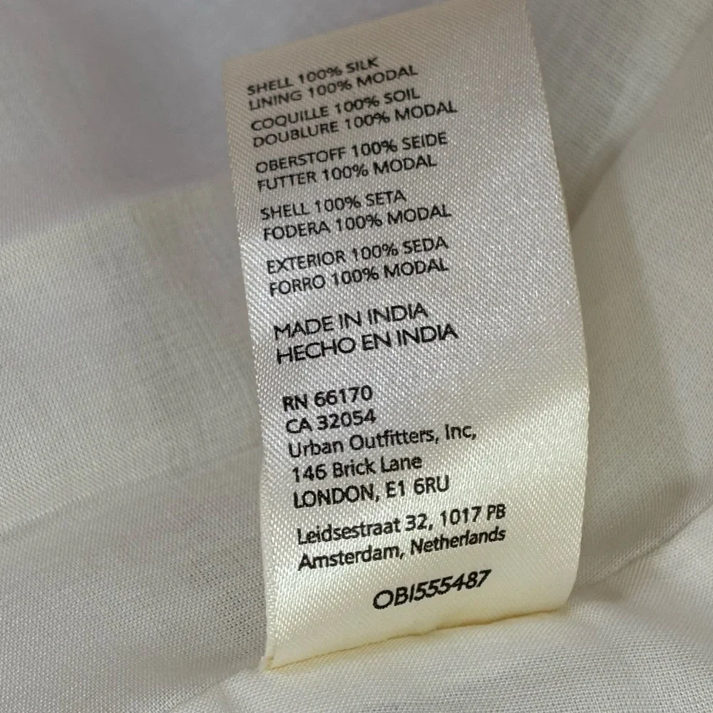 Anthropologie Multicolor Asymmetrical Shell 100% Silk Dress - Picture 15 of 16